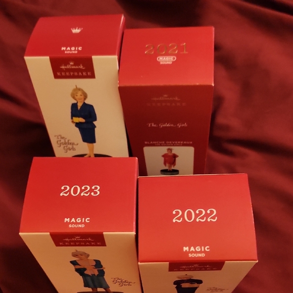 Hallmark Keepsake The Golden Girls Ornament FULL SET - Picture 3 of 4